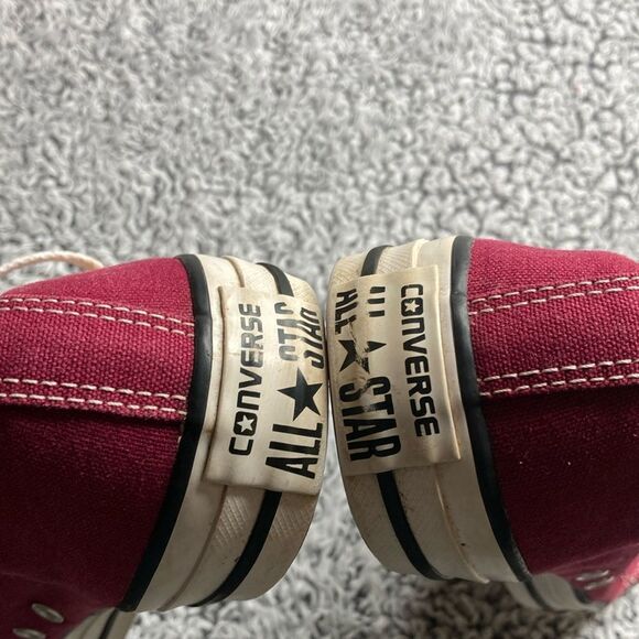 Vtg M7W9 Converse All Star Chuck Taylor Unisex Maroon Low Top Made in USA Shoes - Picture 9 of 11